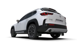 Mazda CX-50 Mud Flap Kit - Rally Armor - UR Black/Grey Logo - Black - `23-`25